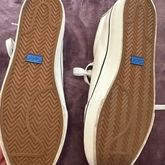 Keds Snow White and Cream Sneakers - Picture 3 of 5